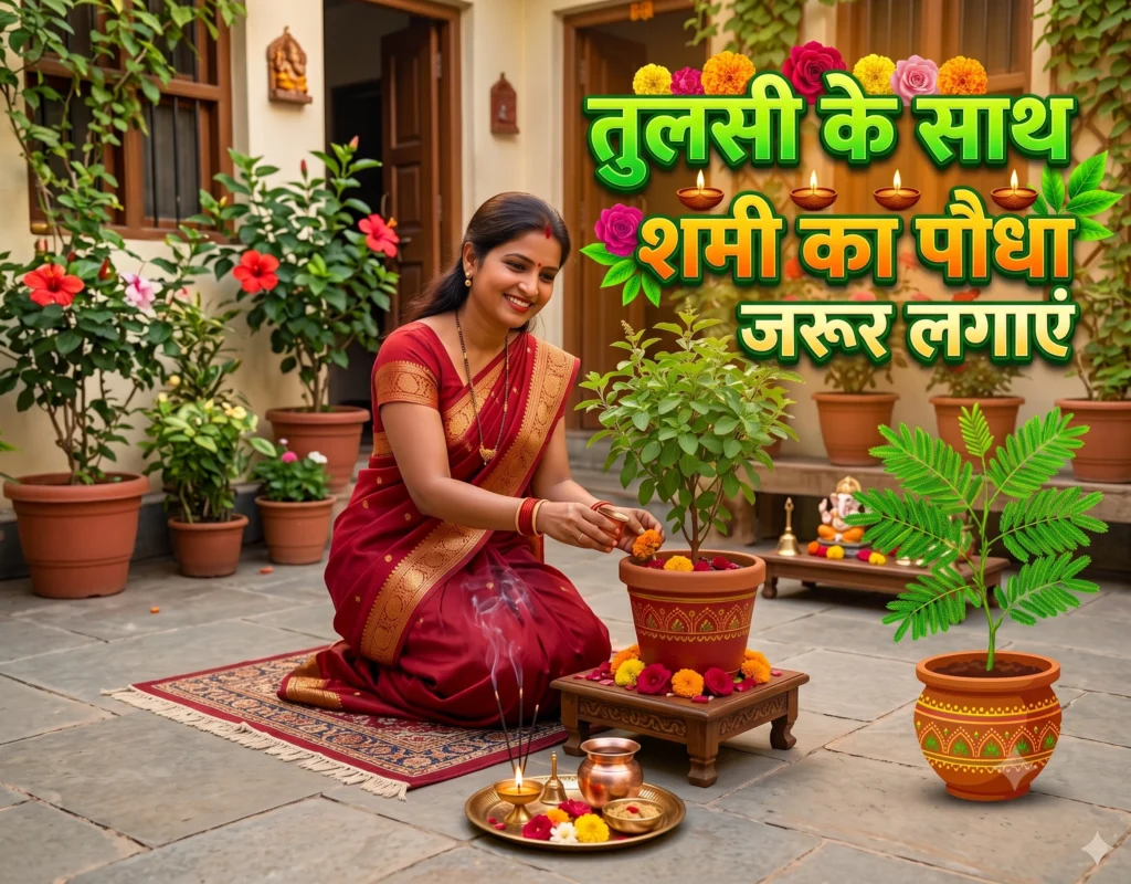 tulsi shami together peace prosperity positive energy