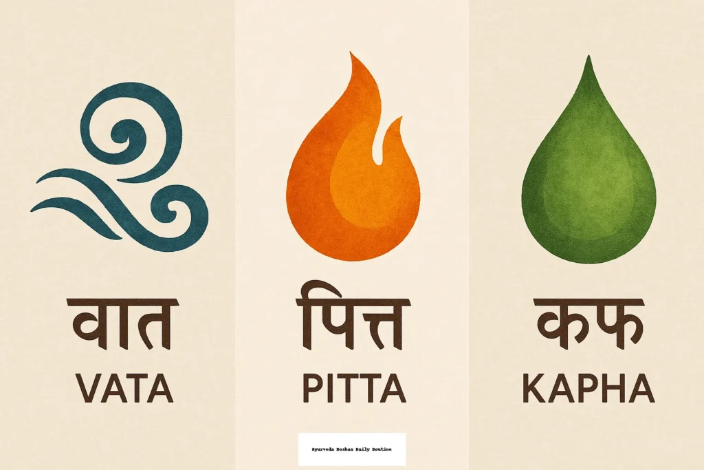 Ayurveda doshas daily routine