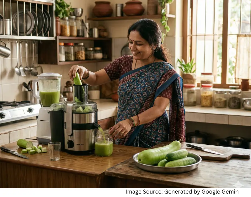 Benefits of bottle gourd and cucumber in summer