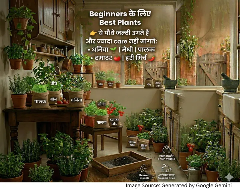 Kitchen gardening benefits organic vegetables