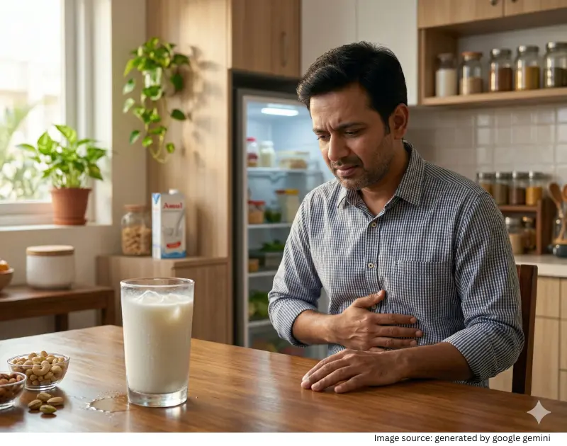 milk digestion problem