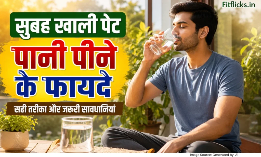 सुबह खाली पेट पानी पीने के फायदे और सही hydration routine